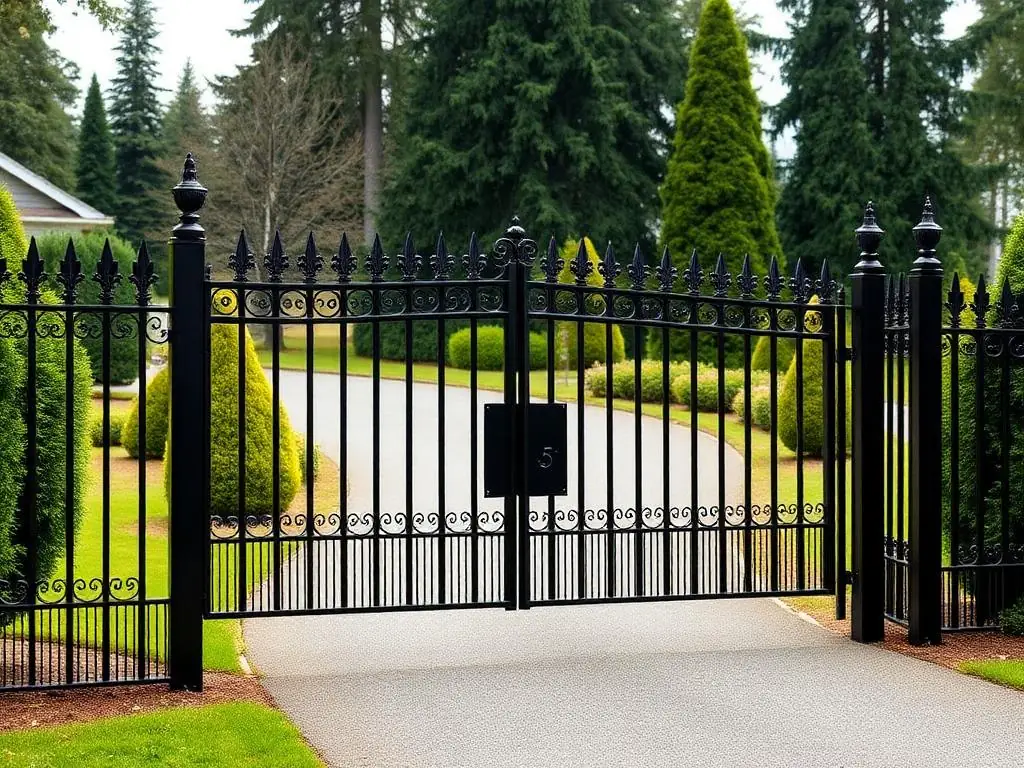 Wrought Iron fence example