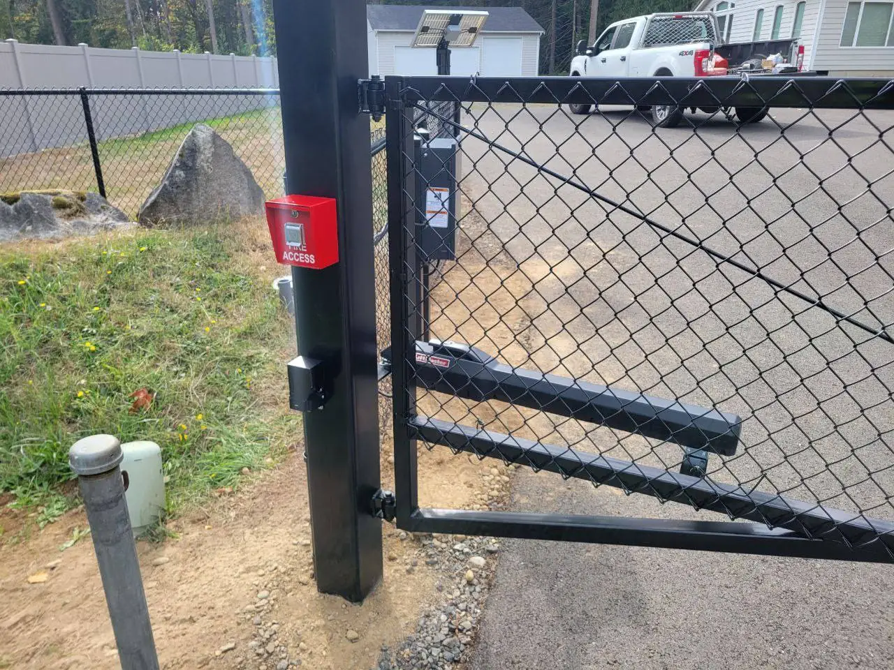 Chain Link Automated Gate - Western Washington - LiftMaster CSW200UL