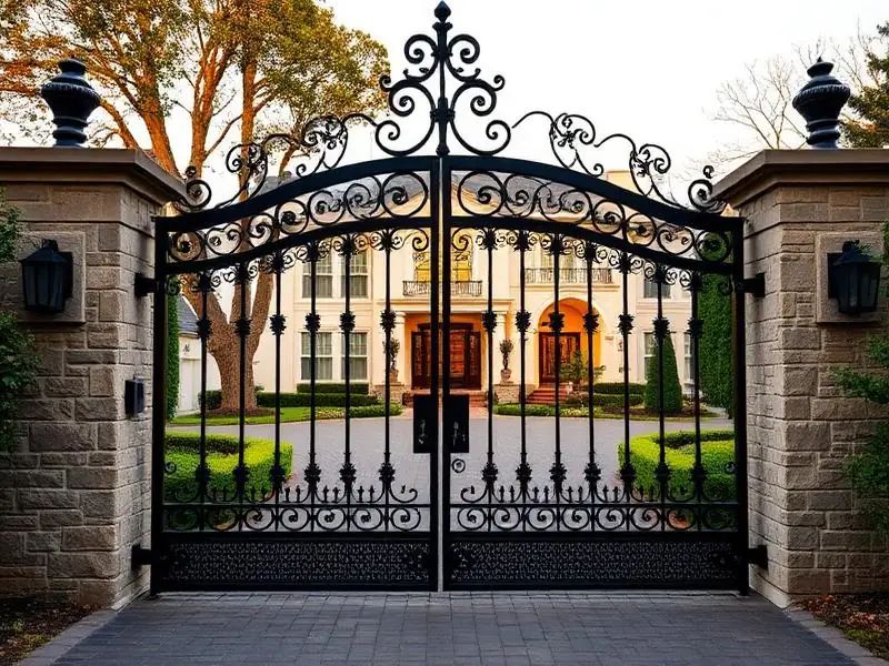 Estate & Ornamental Iron gate style